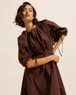 Focul Dress-Chocolate|zoe kratzmann Discount