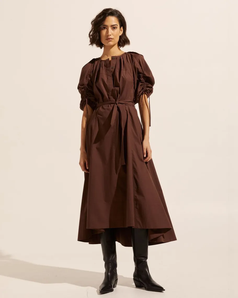 Focul Dress-Chocolate|zoe kratzmann Discount