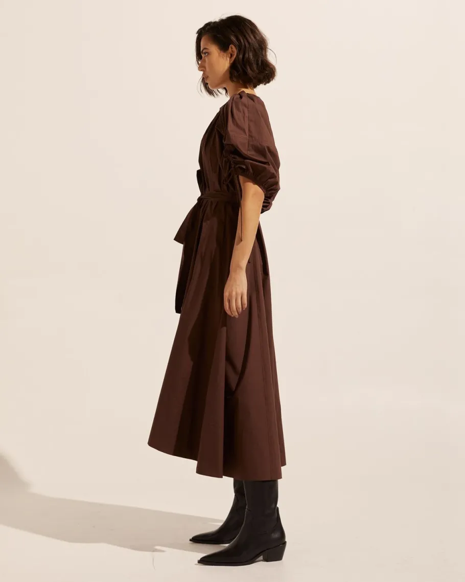 Focul Dress-Chocolate|zoe kratzmann Discount