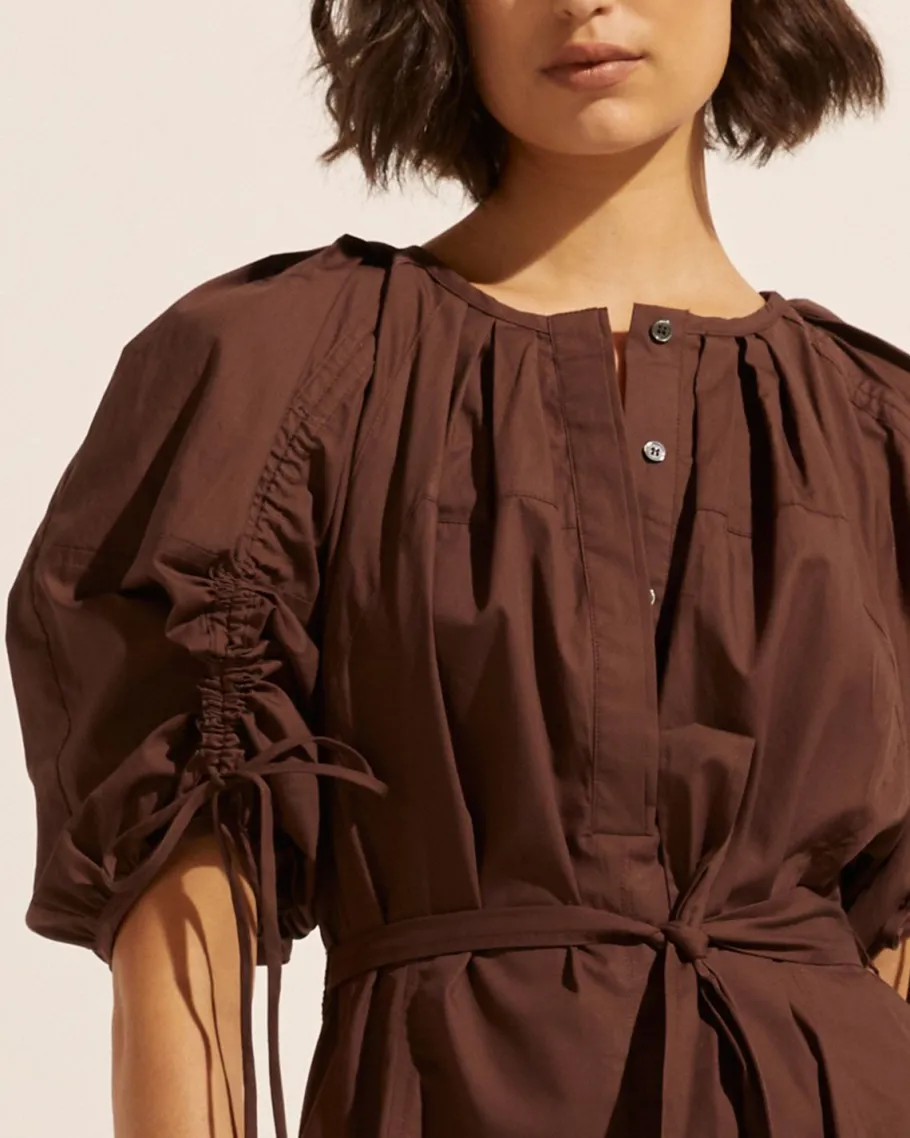 Focul Dress-Chocolate|zoe kratzmann Discount
