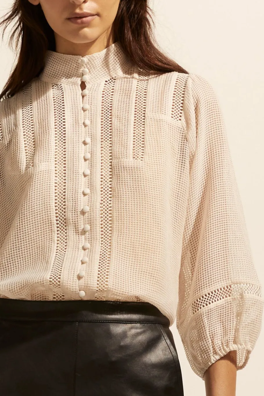 Focus Top-Ecru|zoe kratzmann