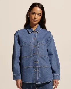 Fuse Jacket-Vintage Denim|zoe kratzmann New