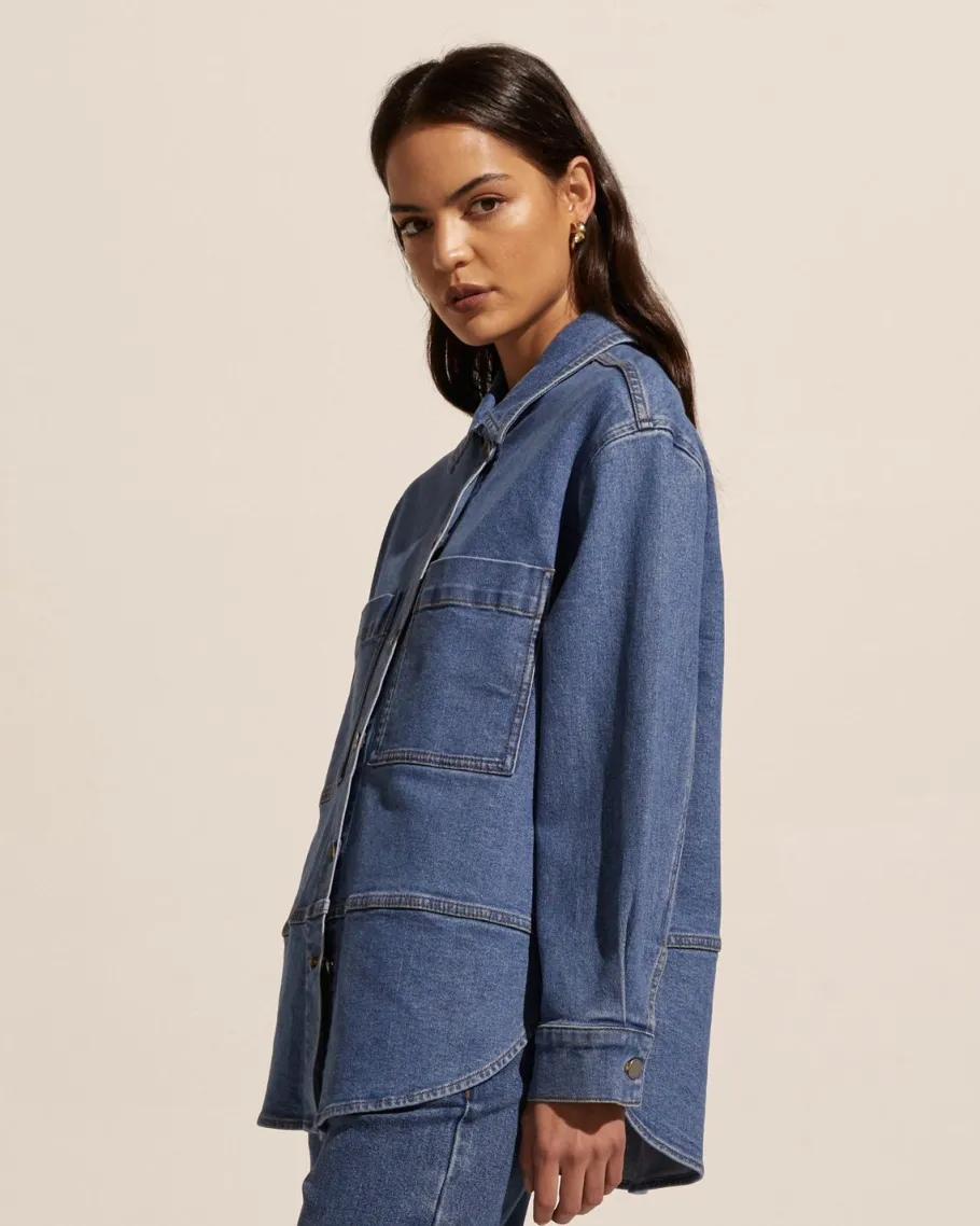 Fuse Jacket-Vintage Denim|zoe kratzmann New