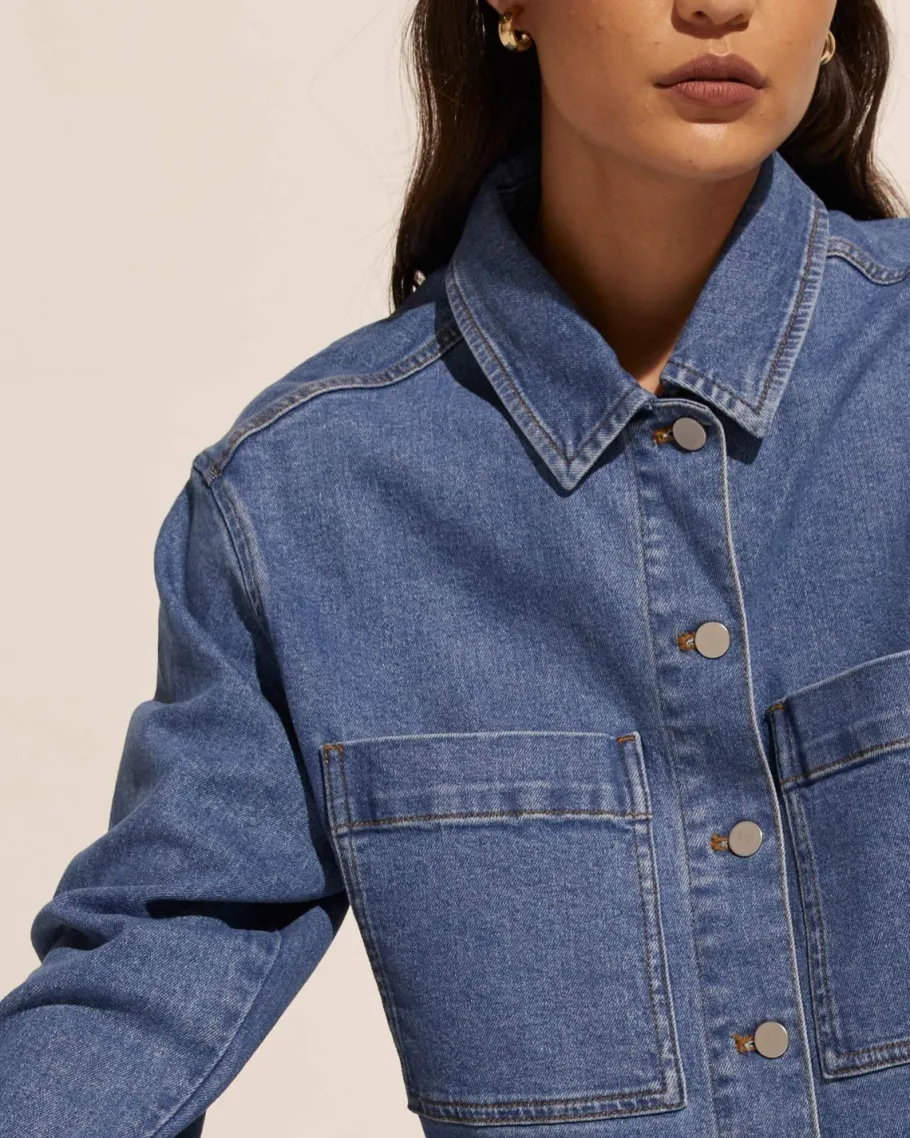Fuse Jacket-Vintage Denim|zoe kratzmann New