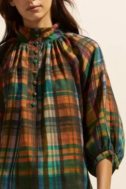 Fuse Top-Kaleidoscope Check|zoe kratzmann Clearance