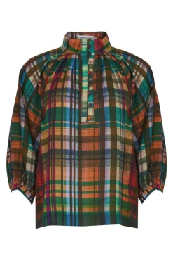 Fuse Top-Kaleidoscope Check|zoe kratzmann Clearance
