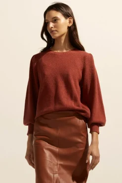 Gather Knit-Clay|zoe kratzmann Discount