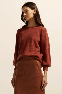 Gather Knit-Clay|zoe kratzmann Discount