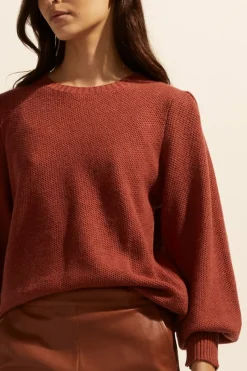 Gather Knit-Clay|zoe kratzmann Discount