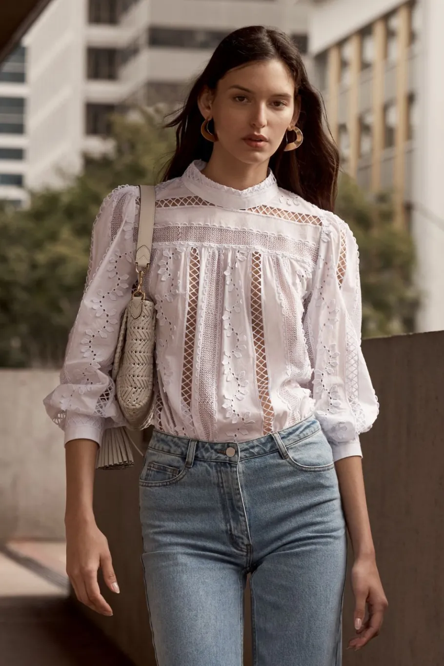 Glimpse Top-Porcelain|zoe kratzmann Online