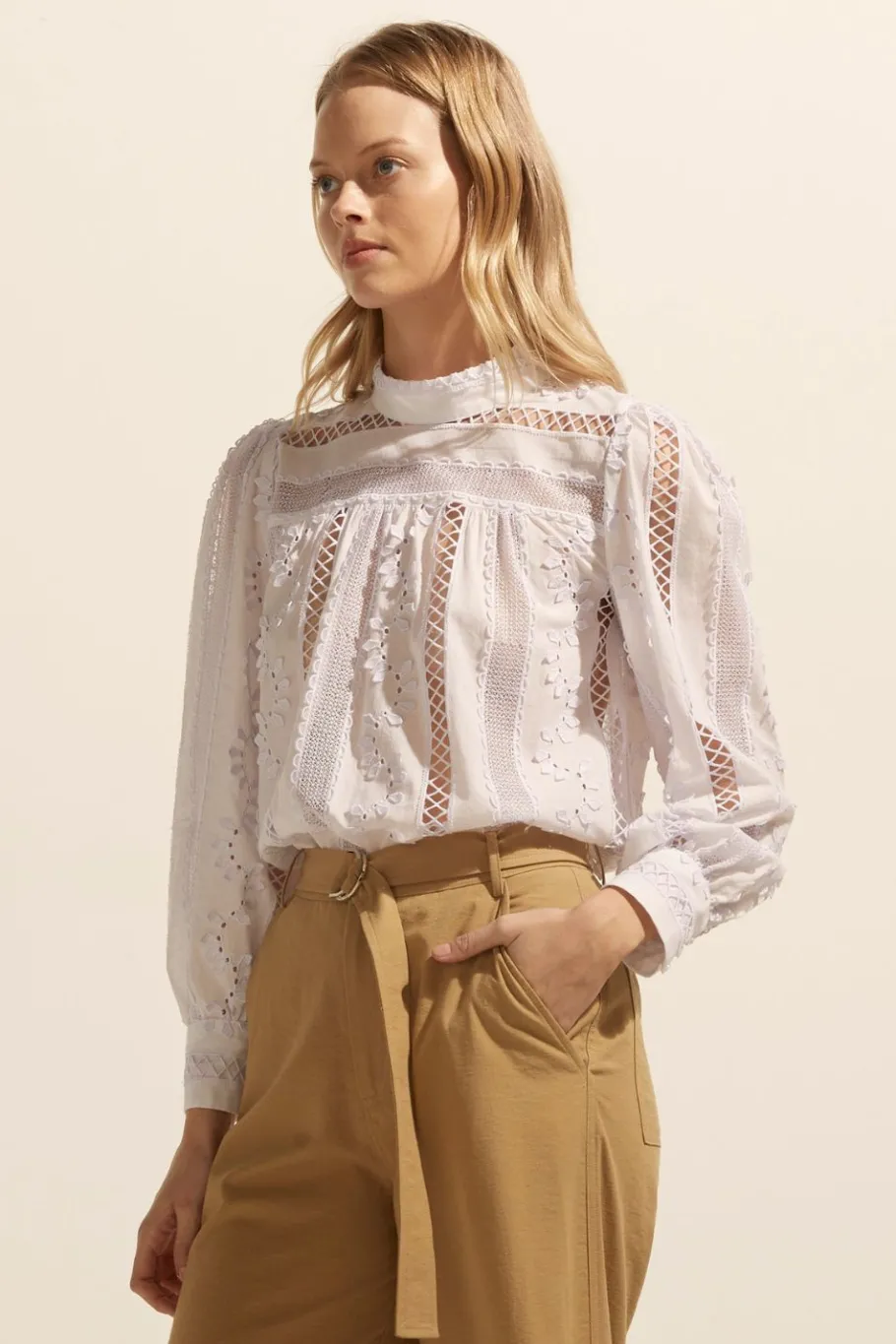 Glimpse Top-Porcelain|zoe kratzmann Online