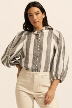 Grant Top-Black Wide Stripe|zoe kratzmann Online