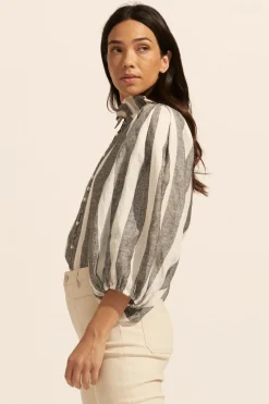 Grant Top-Black Wide Stripe|zoe kratzmann Online