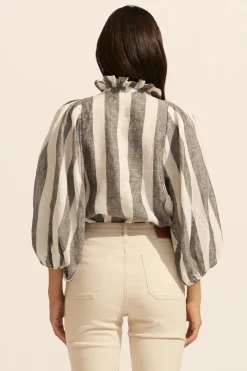 Grant Top-Black Wide Stripe|zoe kratzmann Online