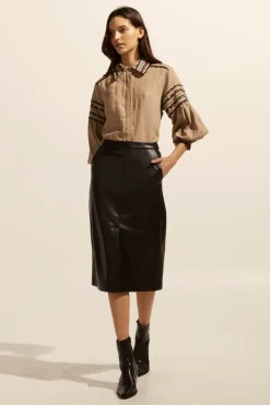 Halt Skirt-Black|zoe kratzmann New