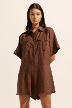 Heed Jumpsuit-Carob|zoe kratzmann Sale