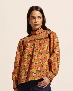 Horizen Top-Sunset Floral|zoe kratzmann Discount
