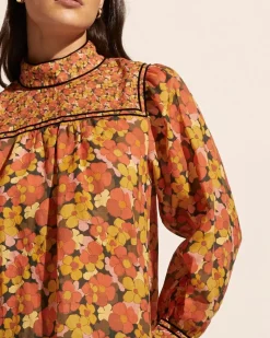 Horizen Top-Sunset Floral|zoe kratzmann Discount