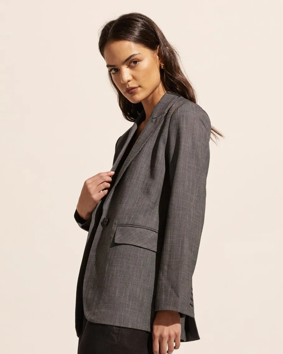 Index Jacket-Charcoal Mini|zoe kratzmann