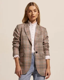 Index Jacket-Musk Check|zoe kratzmann Outlet