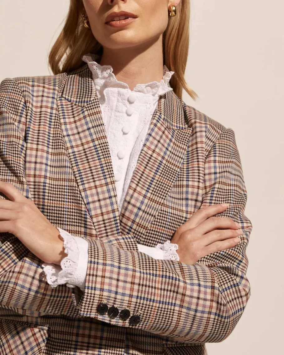 Index Jacket-Musk Check|zoe kratzmann Outlet