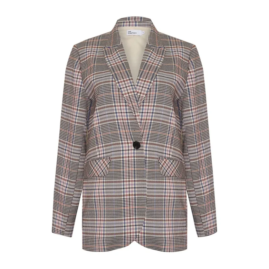 Index Jacket-Musk Check|zoe kratzmann Outlet