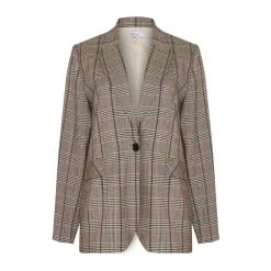 Index Jacket-Navy/Chocolate Check|zoe kratzmann Sale