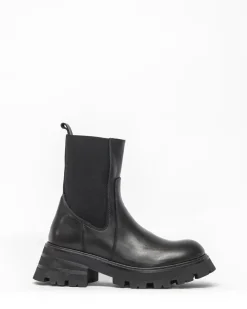 Inset Boot-Black Leather|zoe kratzmann Clearance
