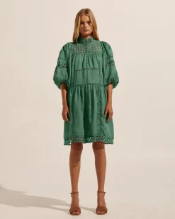 Intrigue Dress-Pine|zoe kratzmann Clearance