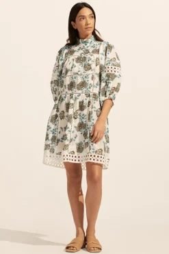 Intrigue Dress-Sage Botanic|zoe kratzmann
