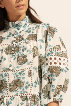 Intrigue Dress-Sage Botanic|zoe kratzmann