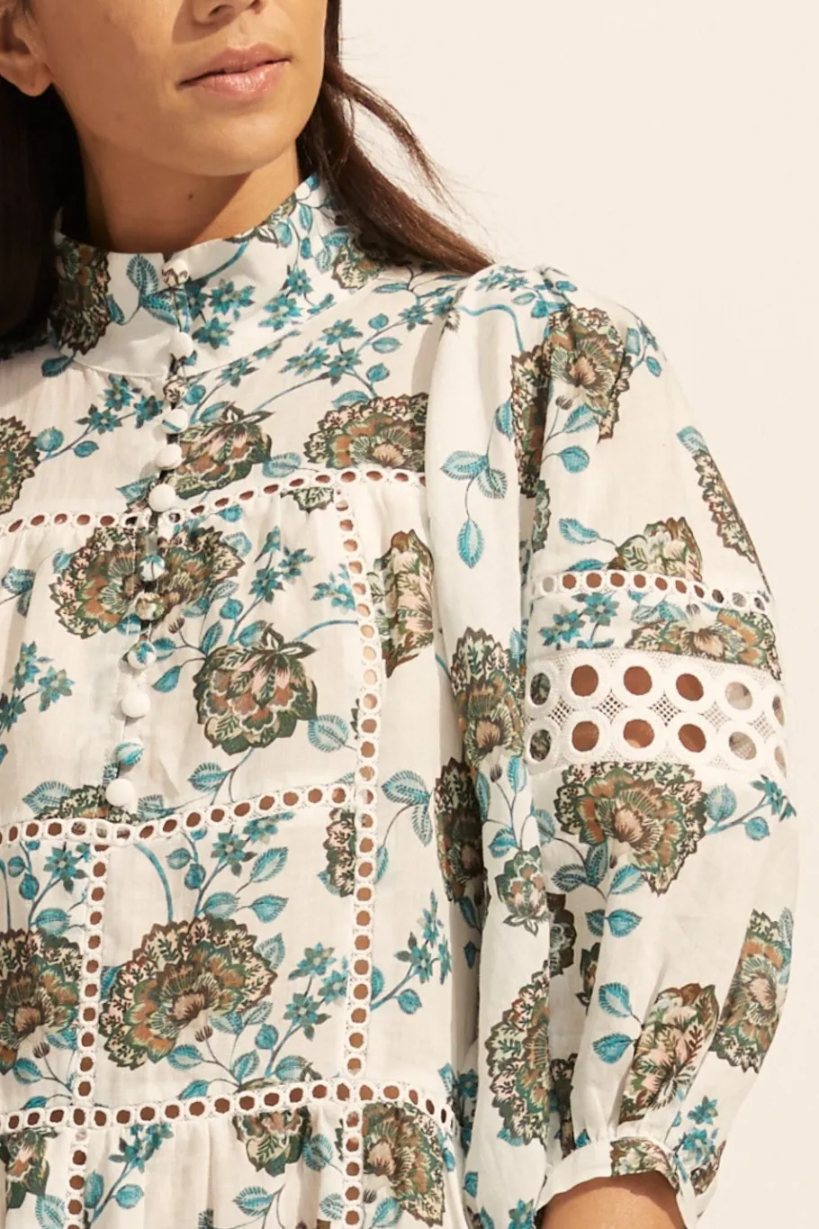 Intrigue Dress-Sage Botanic|zoe kratzmann