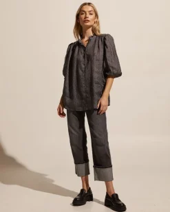 Lilt Top-Graphite Leopard|zoe kratzmann