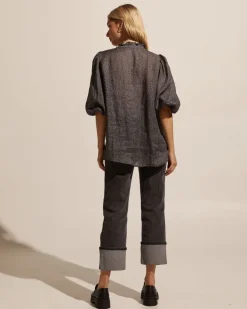 Lilt Top-Graphite Leopard|zoe kratzmann
