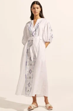 Limbo Dress-Azure Embroid|zoe kratzmann Sale