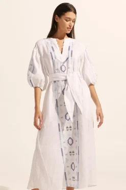 Limbo Dress-Azure Embroid|zoe kratzmann Sale