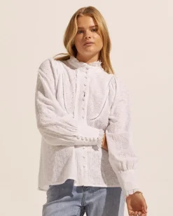 Linger Top-Porcelain|zoe kratzmann Discount
