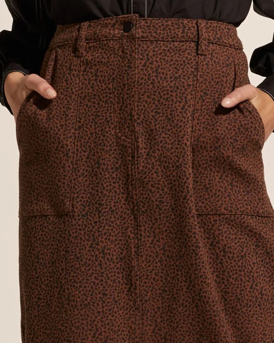 Loft Skirt-Toast Leopard|zoe kratzmann Best