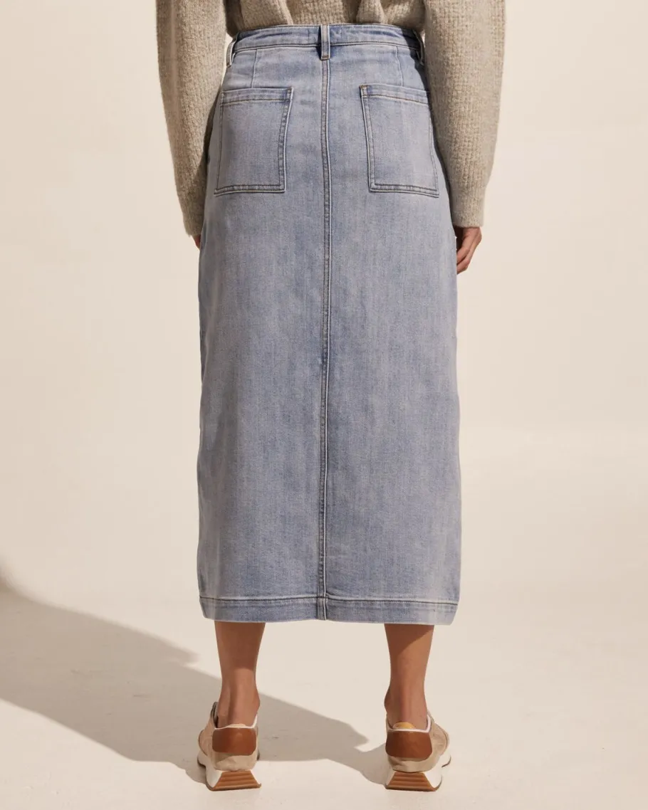 Loft Skirt-Washed Denim|zoe kratzmann Sale