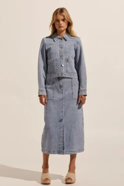 Loft Skirt-Washed Denim|zoe kratzmann Best