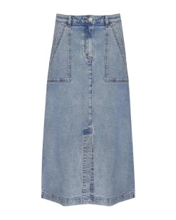 Loft Skirt-Washed Denim|zoe kratzmann Best