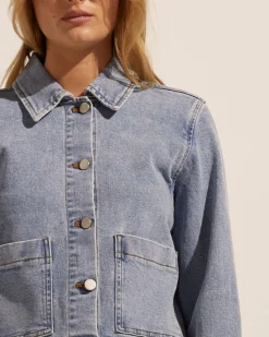 Measure Jacket-Washed Denim|zoe kratzmann Sale
