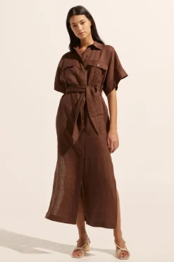 Moat Dress-Carob|zoe kratzmann Sale