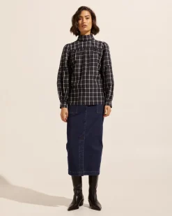 Pace Top-Black Check|zoe kratzmann Discount