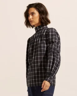 Pace Top-Black Check|zoe kratzmann Discount