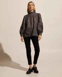 Pace Top-Graphite Leopard|zoe kratzmann Discount