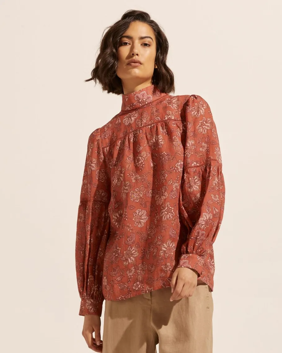 Pace Top-Rust Paisley|zoe kratzmann Online