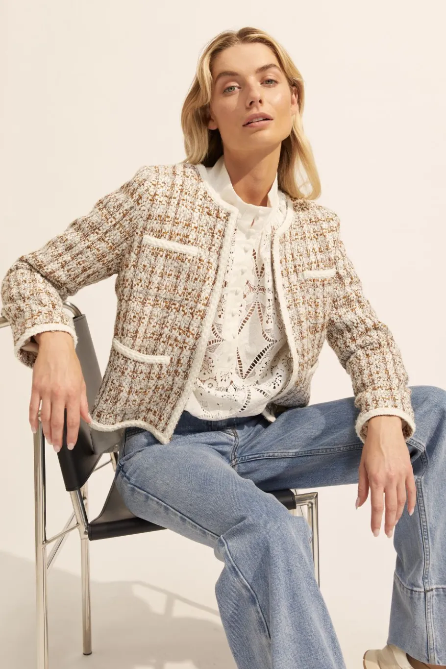 Patron Jacket-Caramel Boucle|zoe kratzmann Discount