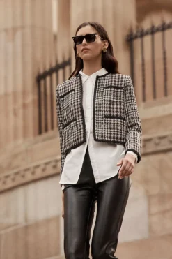 Patron Jacket-Check Boucle|zoe kratzmann Online