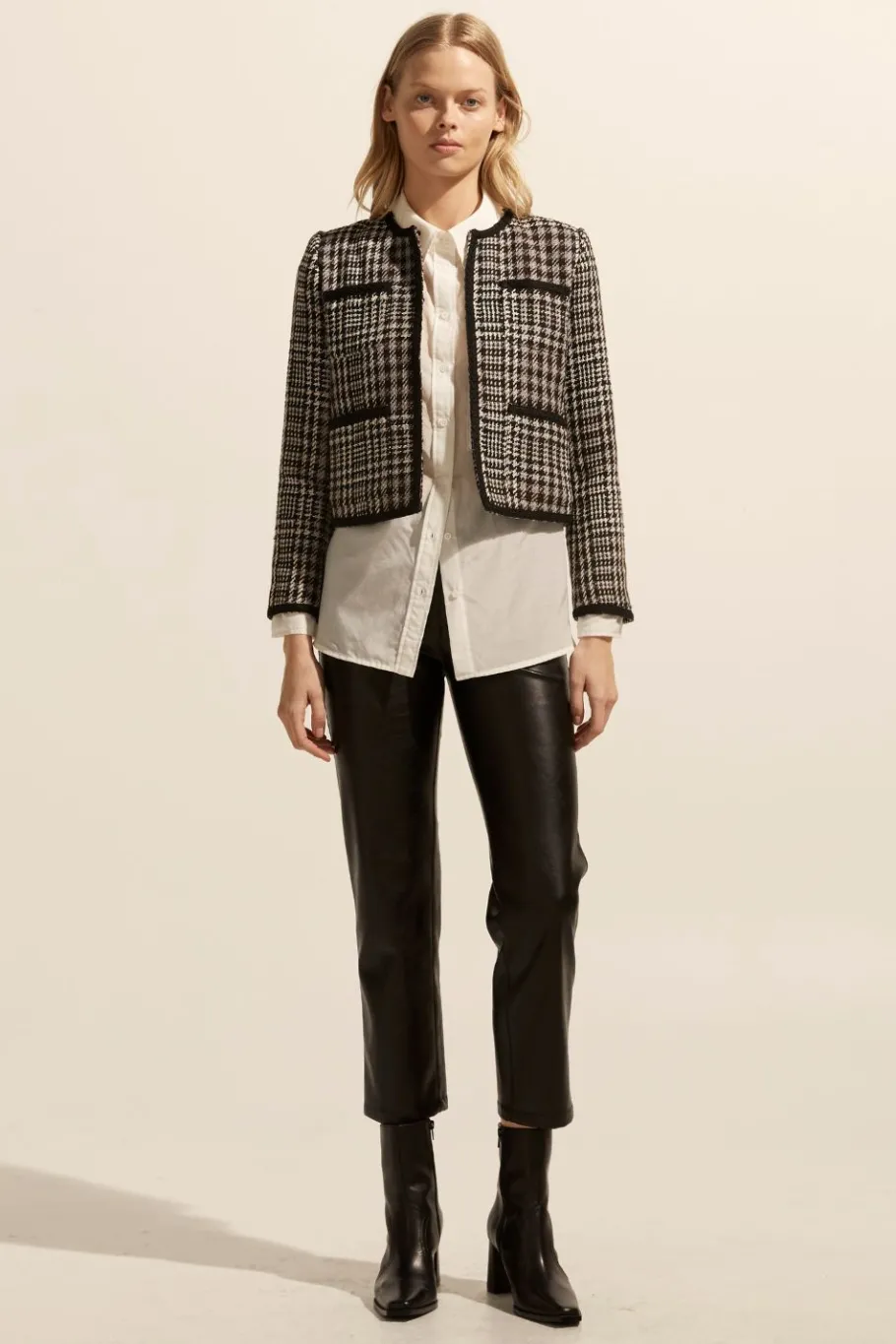 Patron Jacket-Check Boucle|zoe kratzmann Online